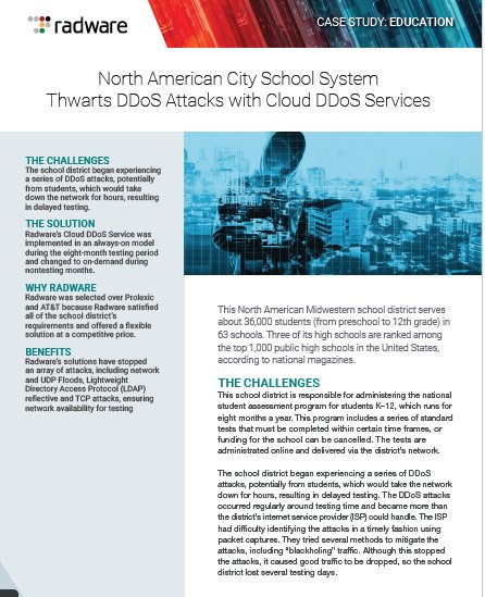 School case study sample